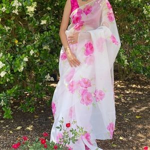 Summer saree 🌺🌸💓